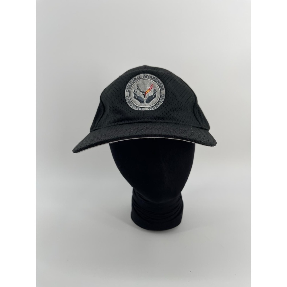 Corvette‎ Black Performance Hat L/XL Augusta Sportswear Cap